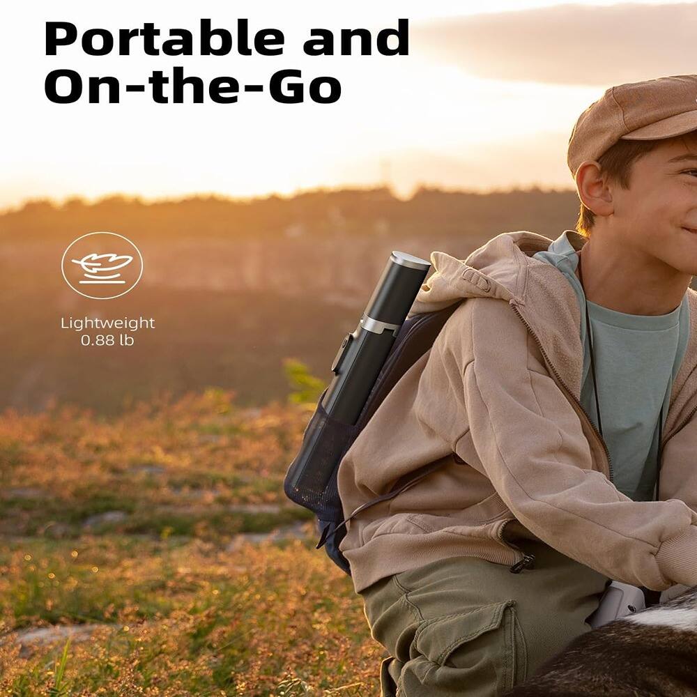 Portable and On-the-Go  
Lightweight 0.88 lb