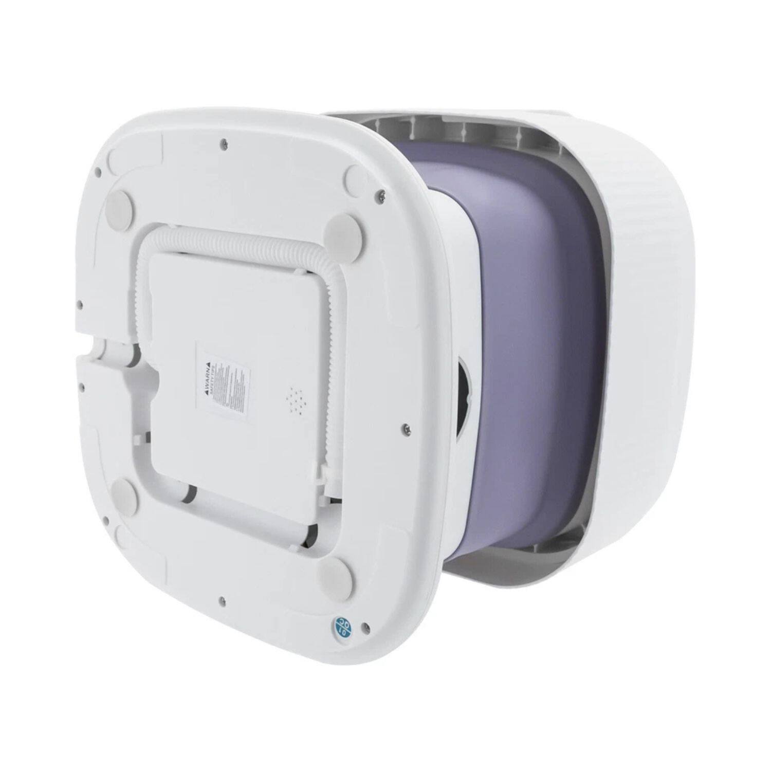 Angle. Home Collection - Foldable 10L Portable Mini Washing Machine – Purple Compact Washer for Underwear & Small Laundry - Purple.
