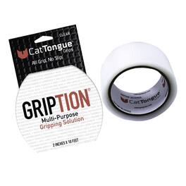 CatTongue Grips - Gription Clear Anti-Slip Tape 2 in. W X 10 ft. L 1 pk