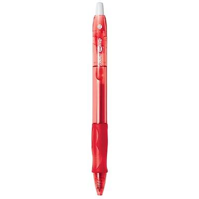 Alt View 2. BIC -  Gel-ocity Original Retractable Gel Pens, Medium Point, 0.7 mm, 12/Pack  - Red Ink.