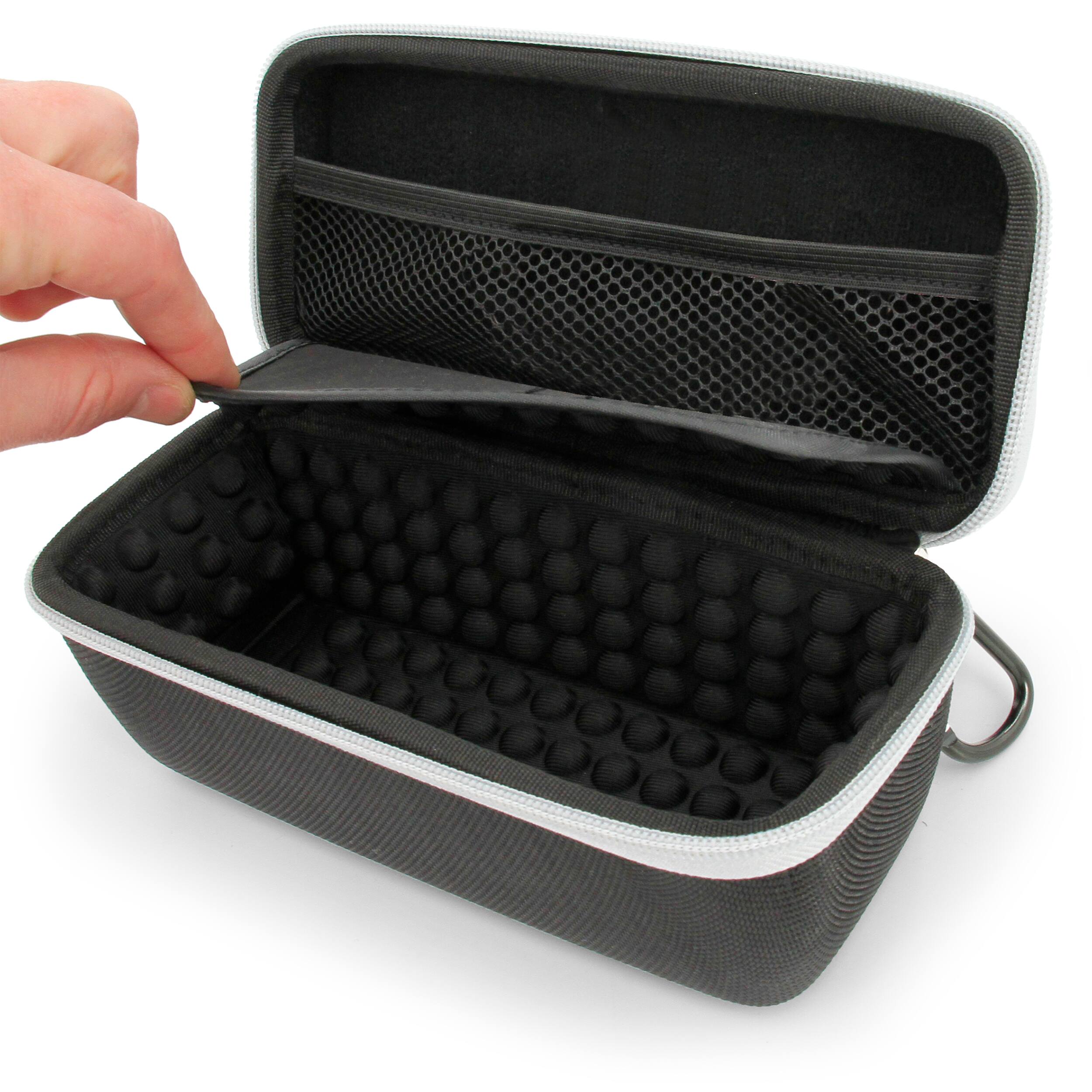 Alt View 1. CASEMATIX - Game Case Holder for Gameboy Color and Original Gameboy Cartridges, Fits 22 Game Boy Games in a Protective Carrying Case - Black.