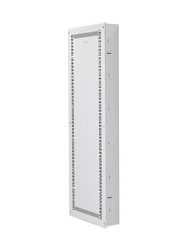 VEVOR - Structured Media Enclosure, 42-Inch, Recessed in-Wall Media Box with Cover, Wall-Mount Cable Management Box Kit - White