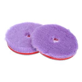 Unique Bargains - 2pcs Wool Polishing Pads, 5.5 Inch Wool Buffing Wheel with Hook and Loop for Car Buffer Polisher
