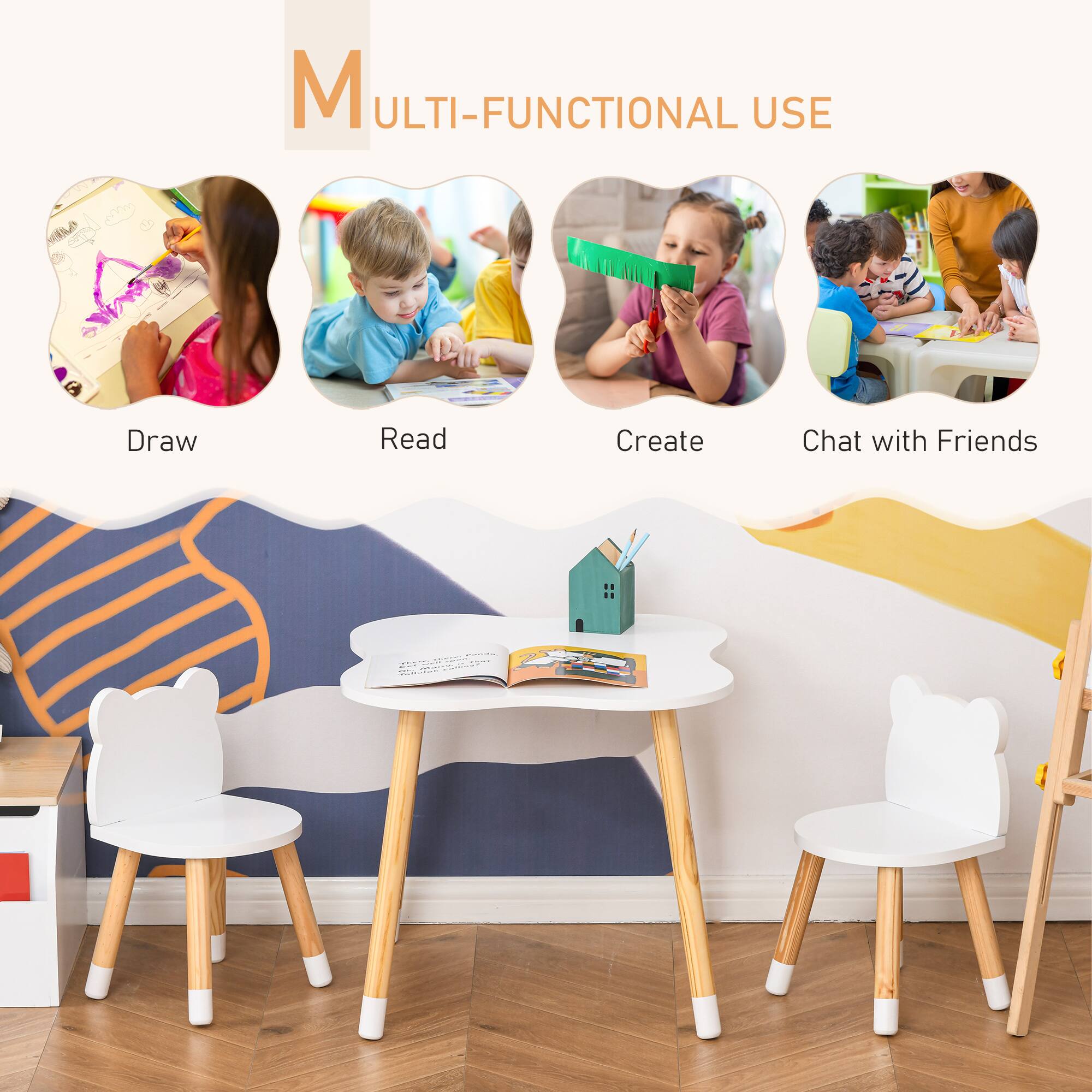MULTI-FUNCTIONAL USE

- Draw
- Read
- Create
- Chat with Friends
