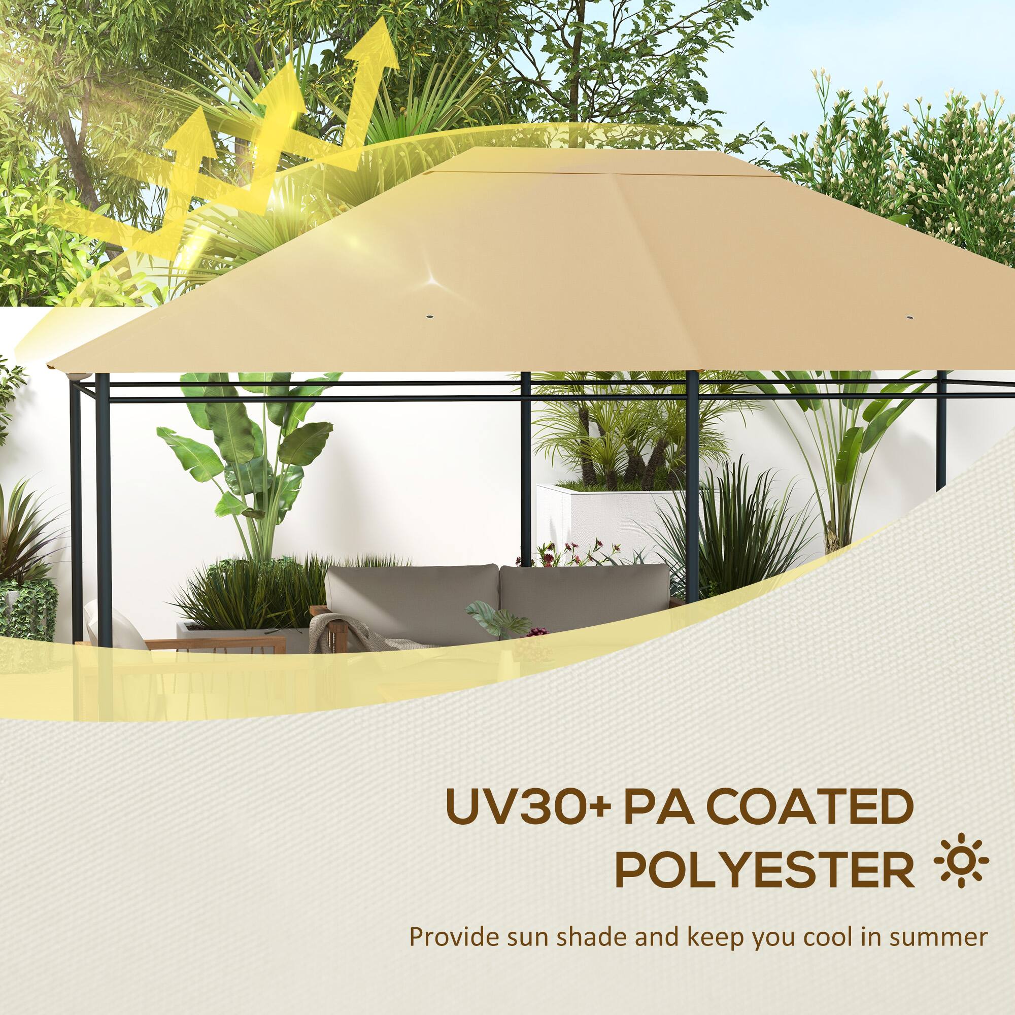 UV30+ PA COATED POLYESTER

Provide sun shade and keep you cool in summer