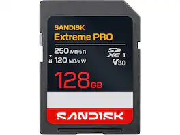 SANDISK - Extreme PRO SD UHS-I Card 128GB