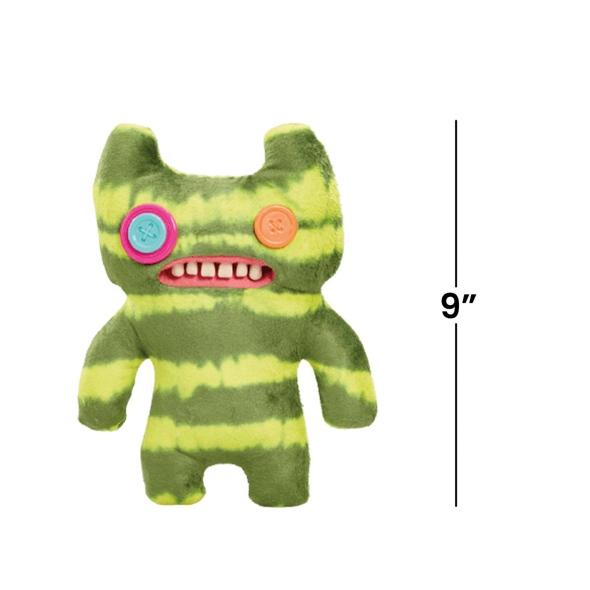 Alt View 4. ZURU - Fugglers Laboratory Misfits 9 Inch Plush | Indecisive Monster - Green.