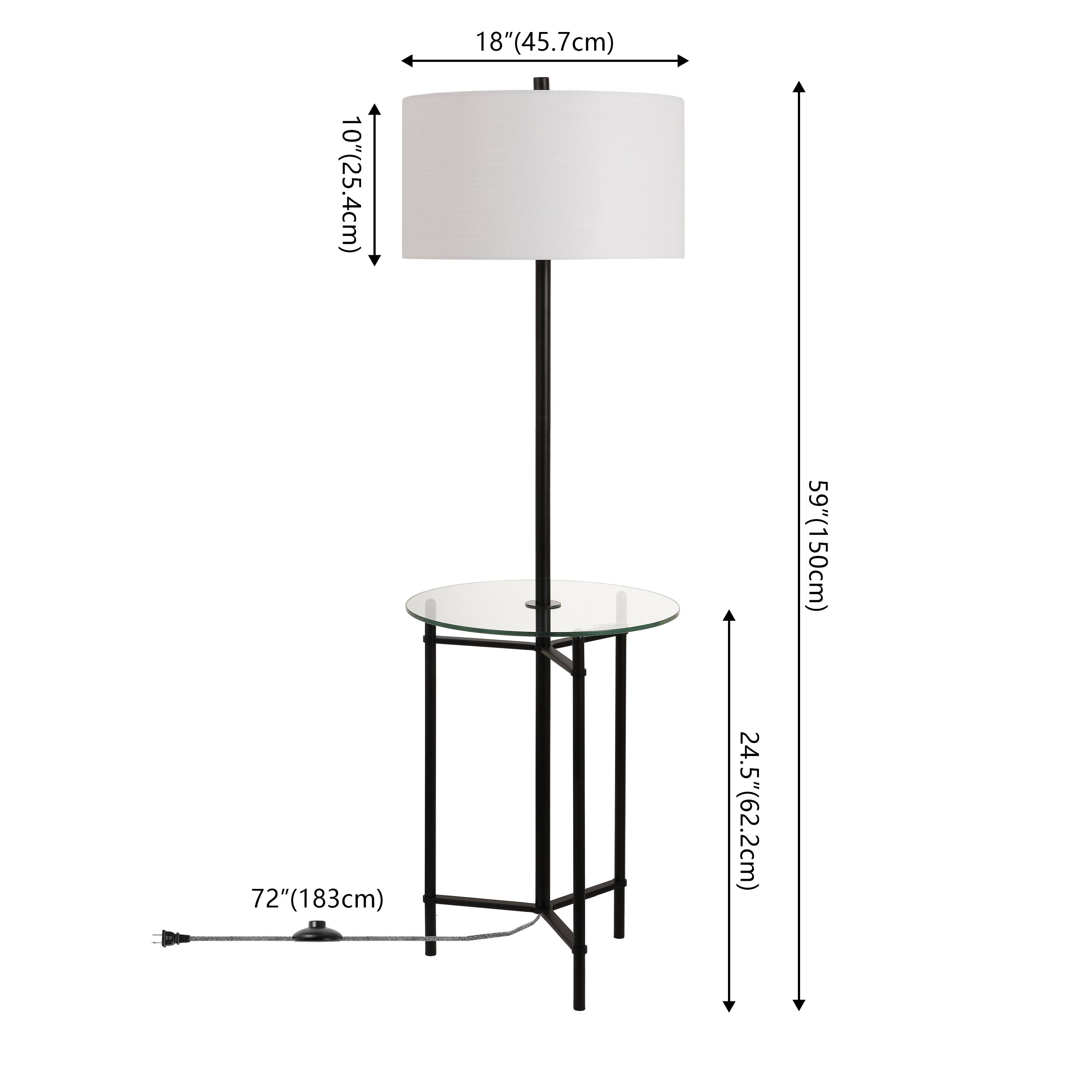 10"(25.4cm) 72"(183cm)  
18"(45.7cm)  
24.5"(62.2cm)  
59"(150cm)