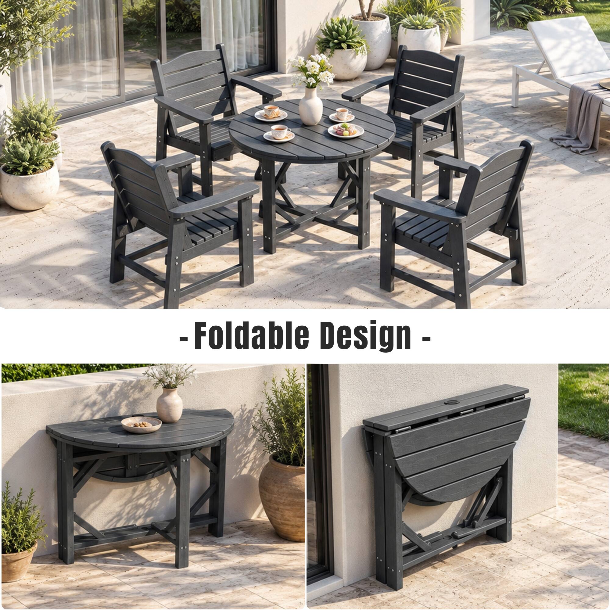 - Foldable Design -
