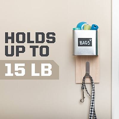 HOLDS UP TO 15 LB BAGS