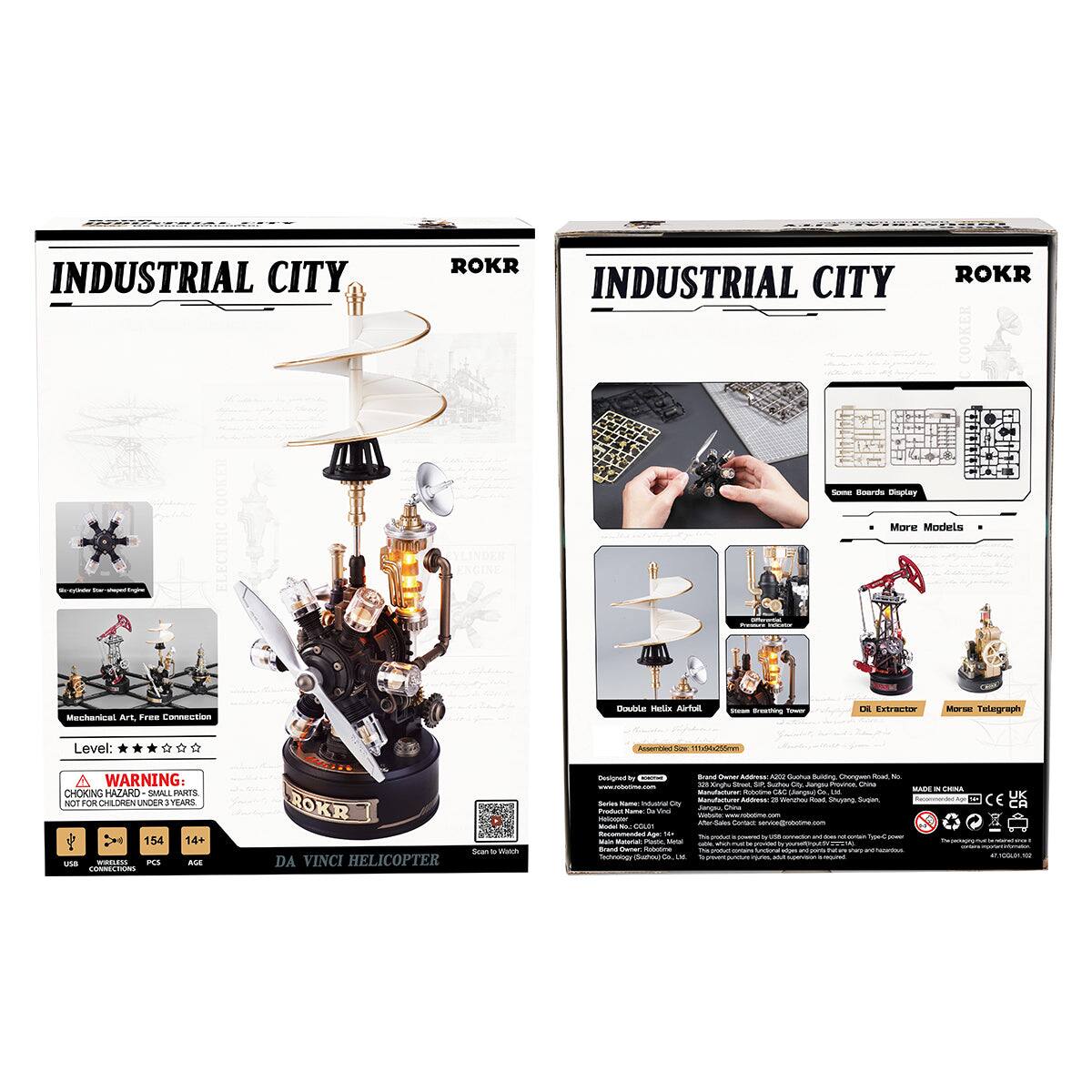 INDUSTRIAL CITY  
ROKR INDUSTRIAL CITY  
ROKR COOKER  
Some Boards Display  
More Models  
Star-stoped Cogine  
Mechanical Art, Free Connection  
Double Helix Airfoil  
Sticon Breathing Tower  
OIL Extractor  
Morse Telegraph  
Level:  
Sax 111x94x255mm  
WARNING: CHOKING HAZARD SMALL PARTS NOT FOR CHILDREN UNDER YEARS 154 14+ USB WIRELESS PCS AGE CONNECTIONS  
ROKR Scan . Watch DA VINCI HELICOPTER  
Designed Brand Owner Address: 1212 Guohua Building Chongen Road, to www.milaGime.ru = Knghu Stwt $9 Suchou City Jungu Provings Ove Co. MADE 3 CHINA Roboline C&C (Jangsu) Ltd. Manufacturer Address: 21 Food Shuyang Sugar, Sories tame boutre City Jangu, China Product Kama A Alnd - Hellopper - Sales Contact Votal COLIN Age to poduct connection per Wain Waterial: Pietic, Notal (22) Brand Owner Robutine Technology (Suzhou