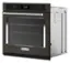 Alt View 2. KitchenAid - 30" Built-In Single Electric Convection Wall Oven with Air Fry Mode - Black Stainless Steel.