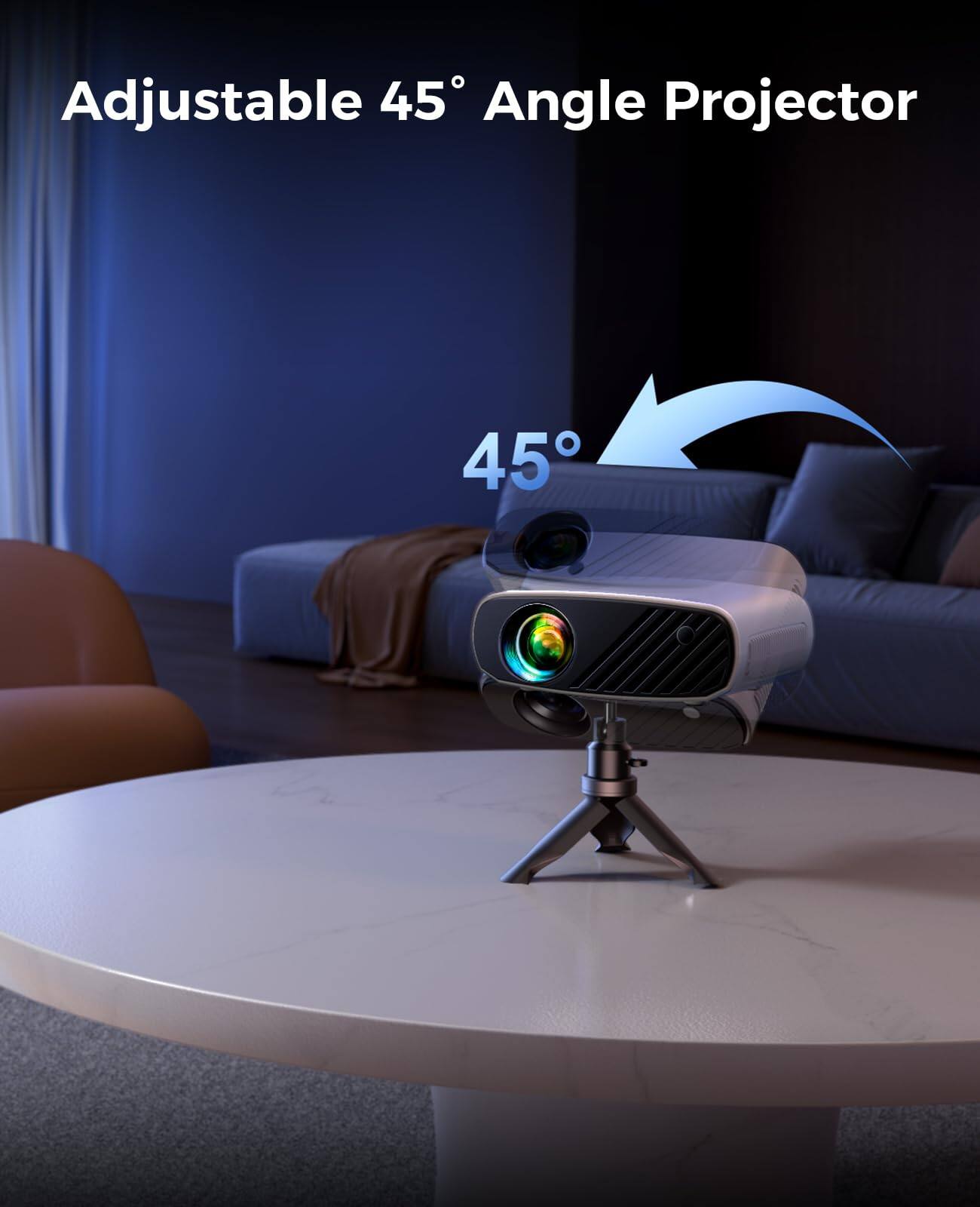 Adjustable 45° Angle Projector 45°