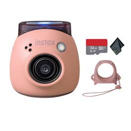 Fujifilm - INSTAX PAL Digital Camera , MicroSDHC Memory Card - Powder Pink