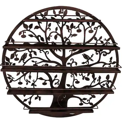 Front. Sorbus - Sorbus Wall Mounted Rack Holder Display for Home and More - Bronze.