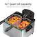 4.7 quart oil capacity
Lets you fry up to 12 cups of food