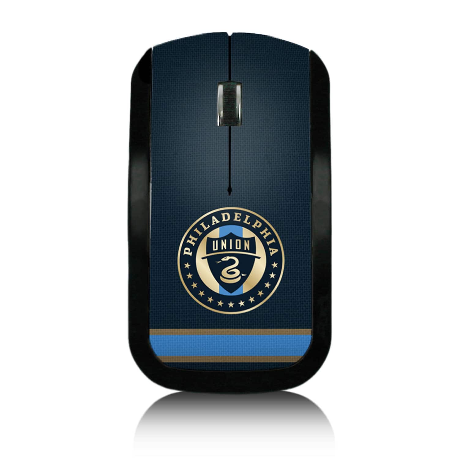 Keyscaper - Philadelphia Union Team Stripe Wireless Mouse - Wireless - Multicolor