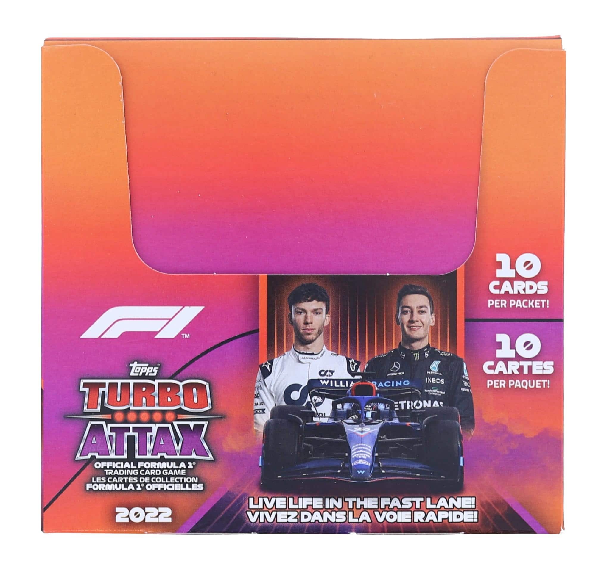 2022 Topps Formula 1 Turbo Attax Display Box | 24 Packs - Orange price history on PriceWatchPro