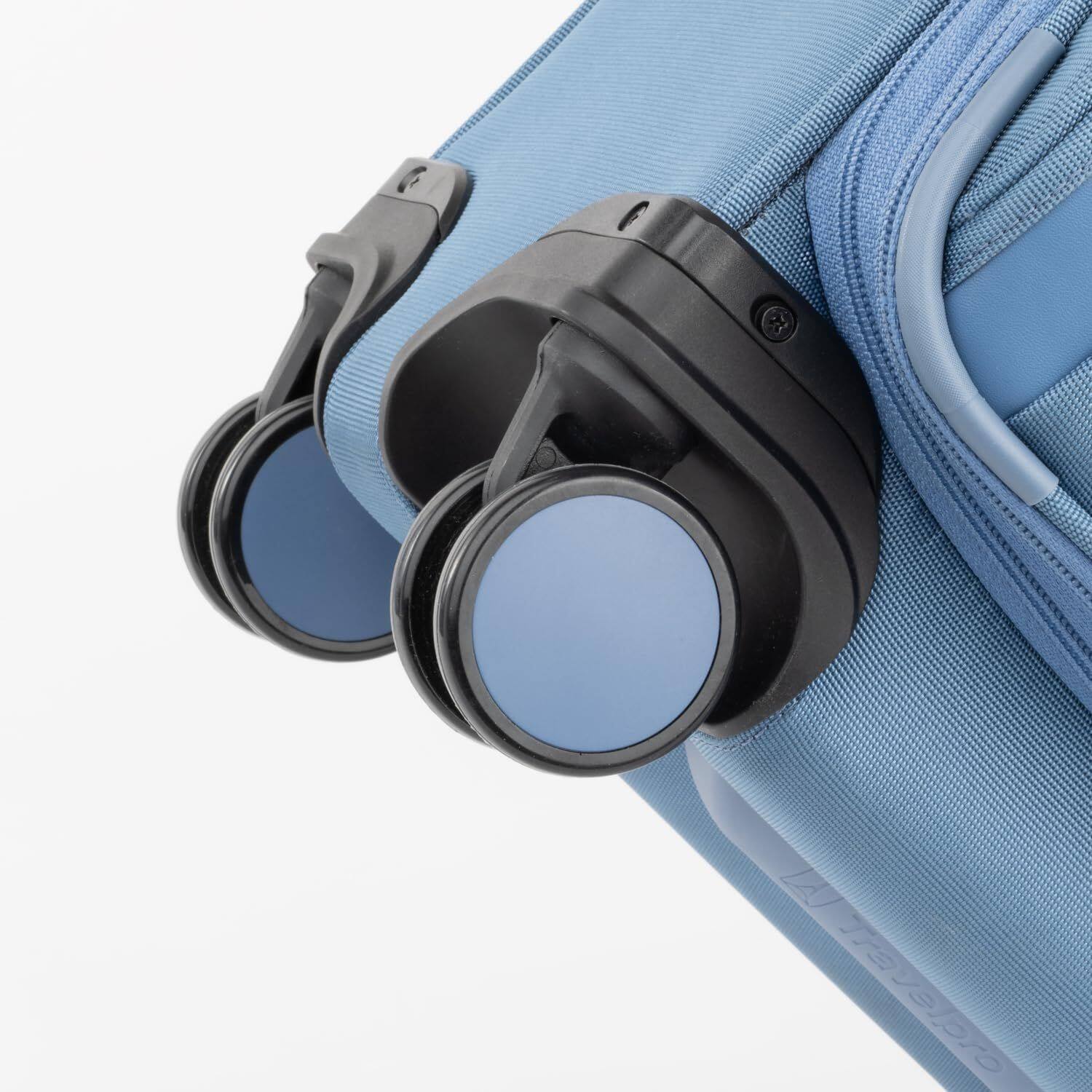 Alt View 3. Travelpro - Travelpro Versapack + Lightweight Softside Expandable 20" Carry On Spinner - Elemental Blue.