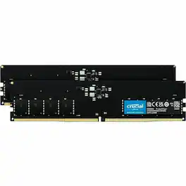 Crucial - Micron 16GB (2 x 8GB) DDR5 SDRAM Memory Kit - For Desktop PC, Computer - 16 GB (2 x 8GB) - DDR5-5600/PC5-44800 DDR5 - Unknown