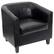 Angle. Alamont Home - Hercules Contemporary Fabric Big & Tall Executive Swivel Office Chair with Headrest - Black Fabric.