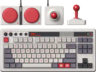 8BitDo - Retro Joystick and Mechanical Keyboard - N Edition