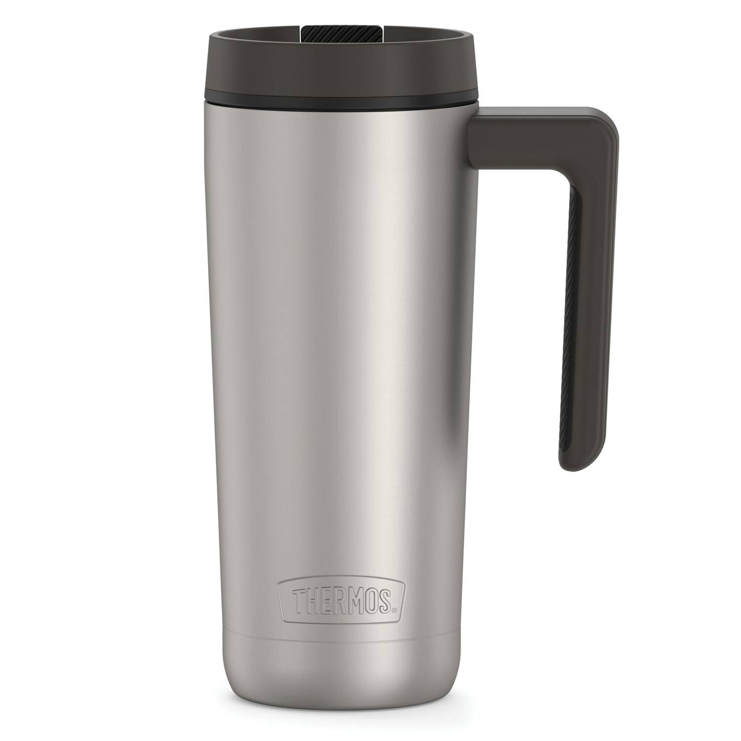 Alt View 7. Thermos - Thermos 18 oz. Alta Stainless Steel Mug - Matte Steel/Espresso Black - Matte Steel/Black.