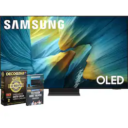 Samsung - 55" S95F OLED 4K Vision AI Smart TV (2025) + 1 Year Extended Warranty Protection Plan Bundle + 6FT HDMI 2.0 Cable