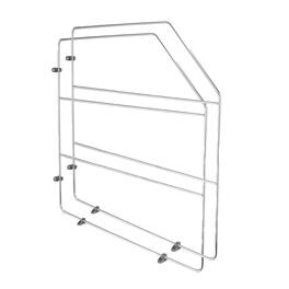 Rev-A-Shelf - 18" Bakeware Divider for Wall/Base Cabinets, Chrome, 597-18CR-2-1 - Silver