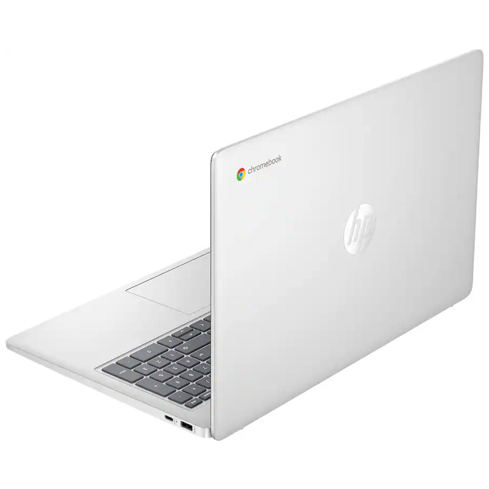 Alt View 1. HP - HP 15.6" Chromebook Laptop 8GB Memory, 64GB eMMC Silver + Bag + USB Flash Drive - Natureal Silver.