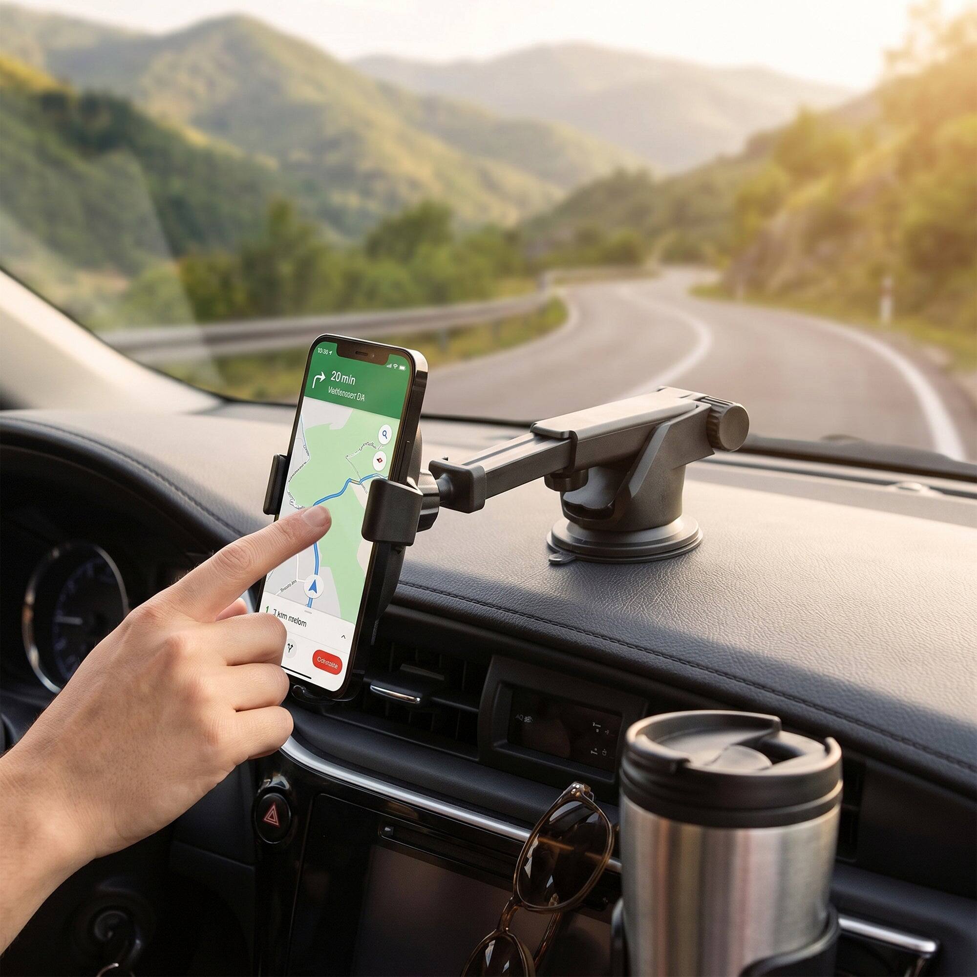 iBasics 15W Wireless Car Charger Mount – Vent, Dash & Windshield Phone ...