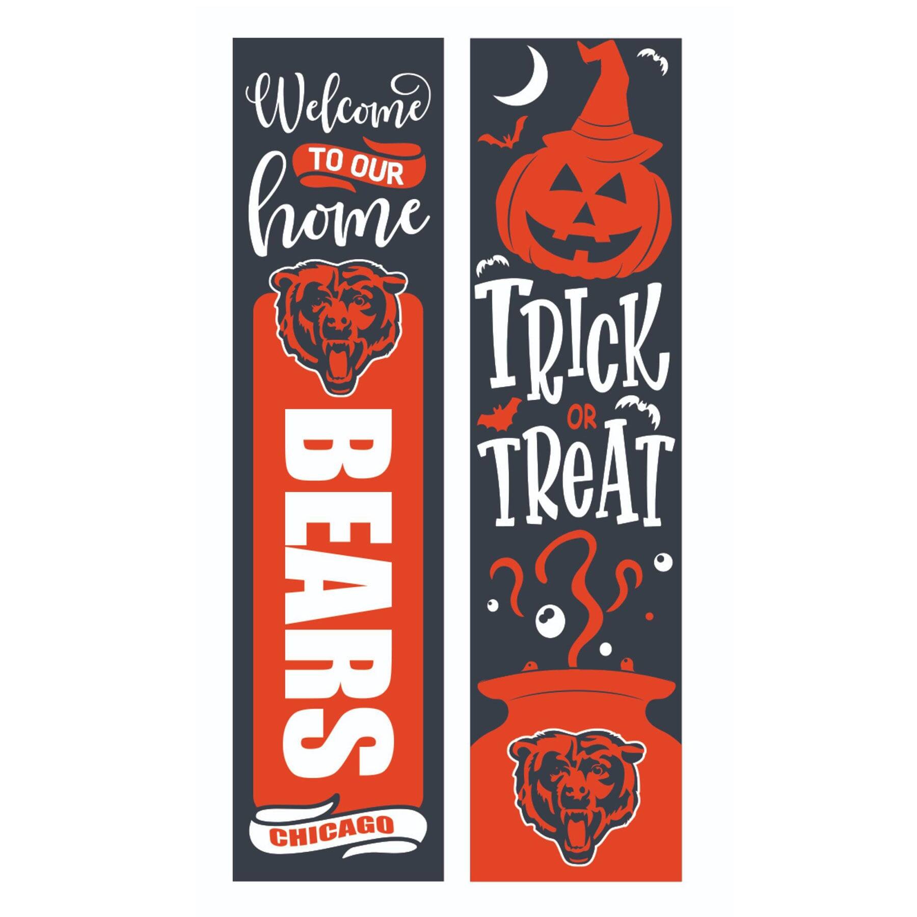 Welcome to our home  
BEARS  
CHICAGO  

TRICK OR TREAT
