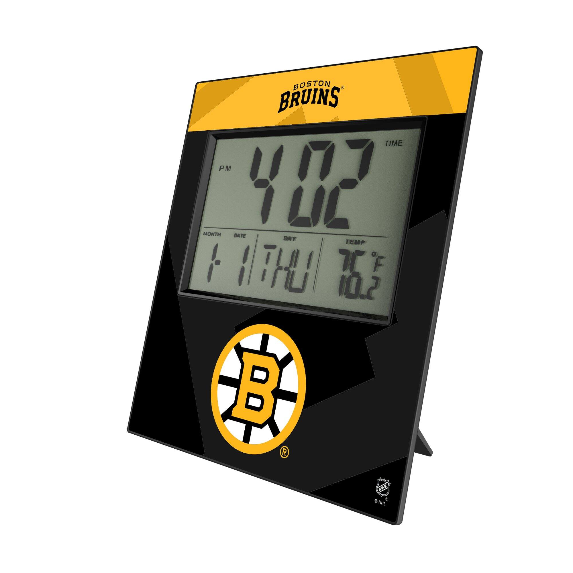 BOSTON BRUINS

TIME: 4:02 PM

MONTH: 1

DATE: 11

DAY: THU

TEMP: 76.2°F

76.2