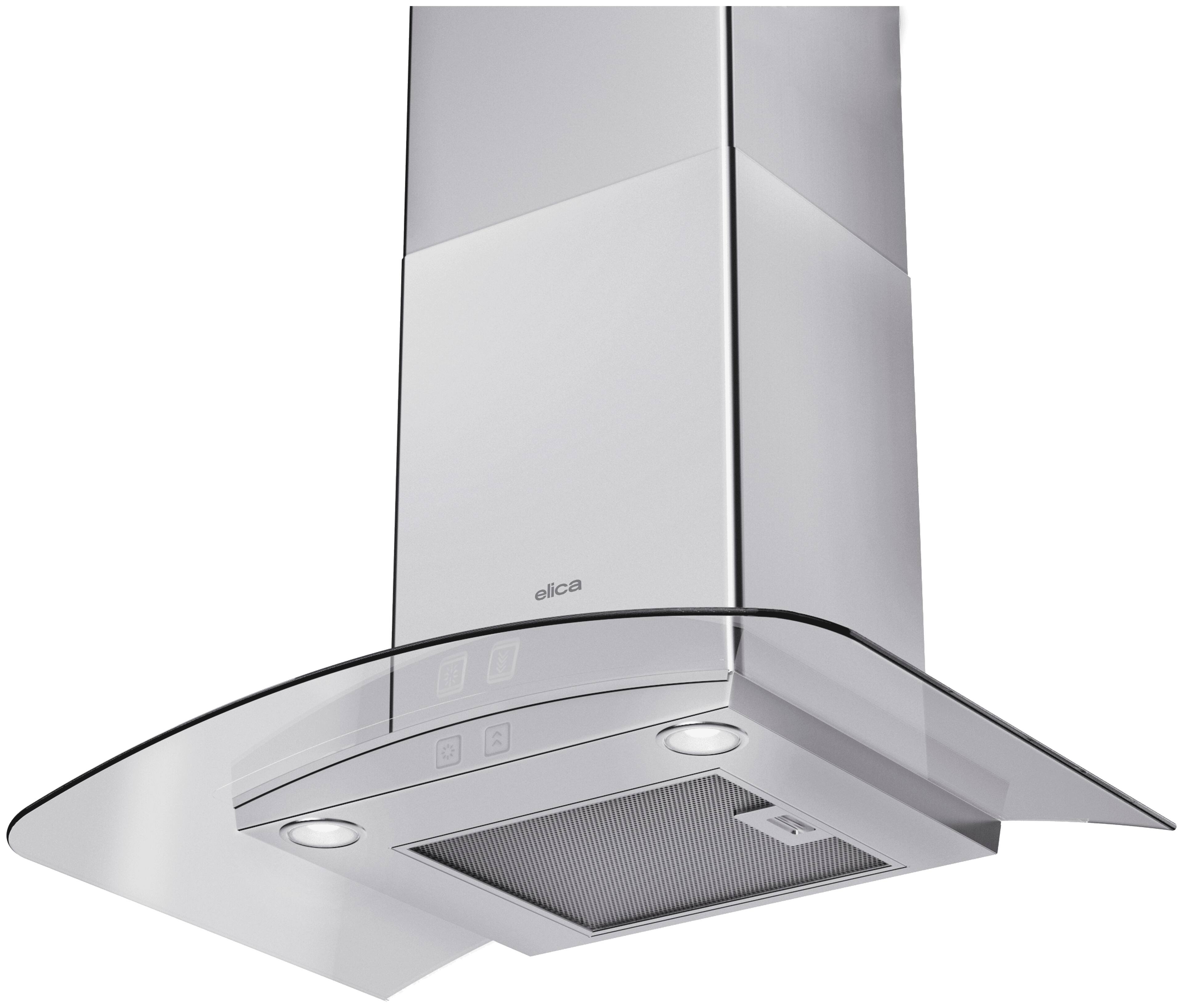 Front. Elica - Elica Potenza 30 in. Wall Range Hood - Stainless Steel.