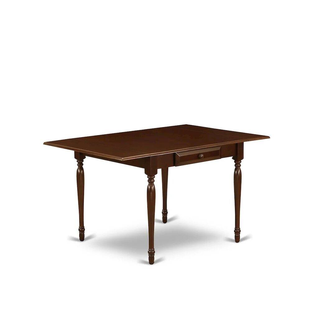 Left. East West Furniture - Dining Table Mahogany - Brown.