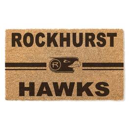 Jardine - Rockhurst Hawks 18" x 30" Team Logo Doormat - Brown
