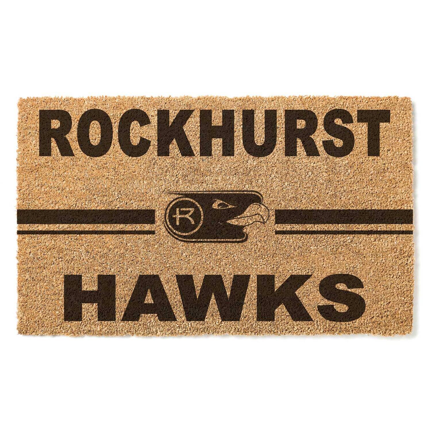 Rockhurst Hawks 18" x 30" Team Logo Doormat