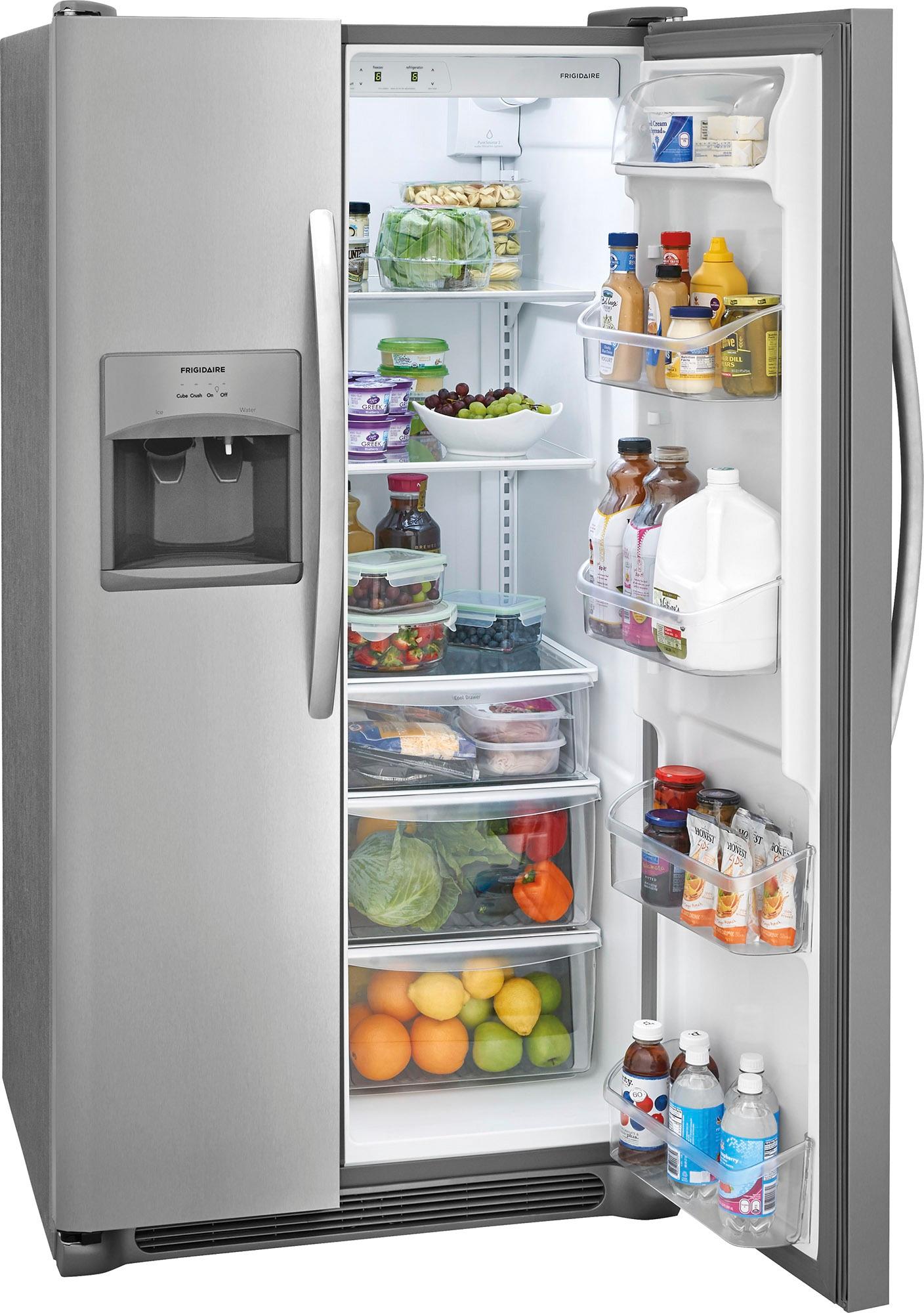 Questions and Answers: Frigidaire 22 Cu. Ft. Side-by-Side Refrigerator ...