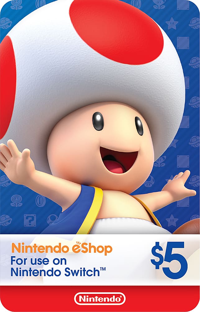 Front. Nintendo - eShop $5 Gift Card.