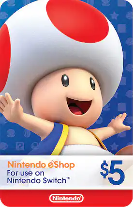Front. Nintendo - eShop $5 Gift Card.