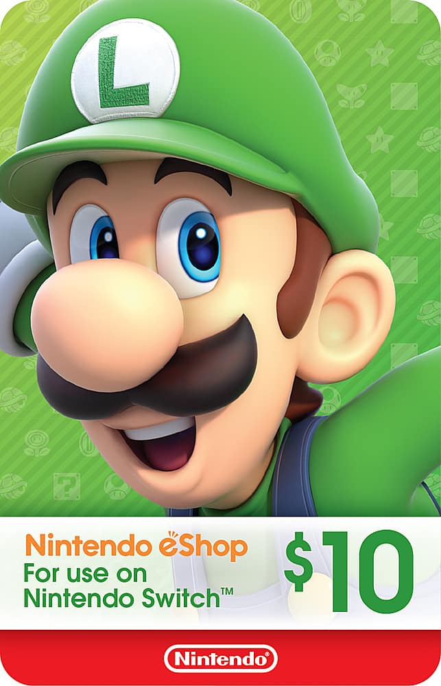 Nintendo on sale card 10