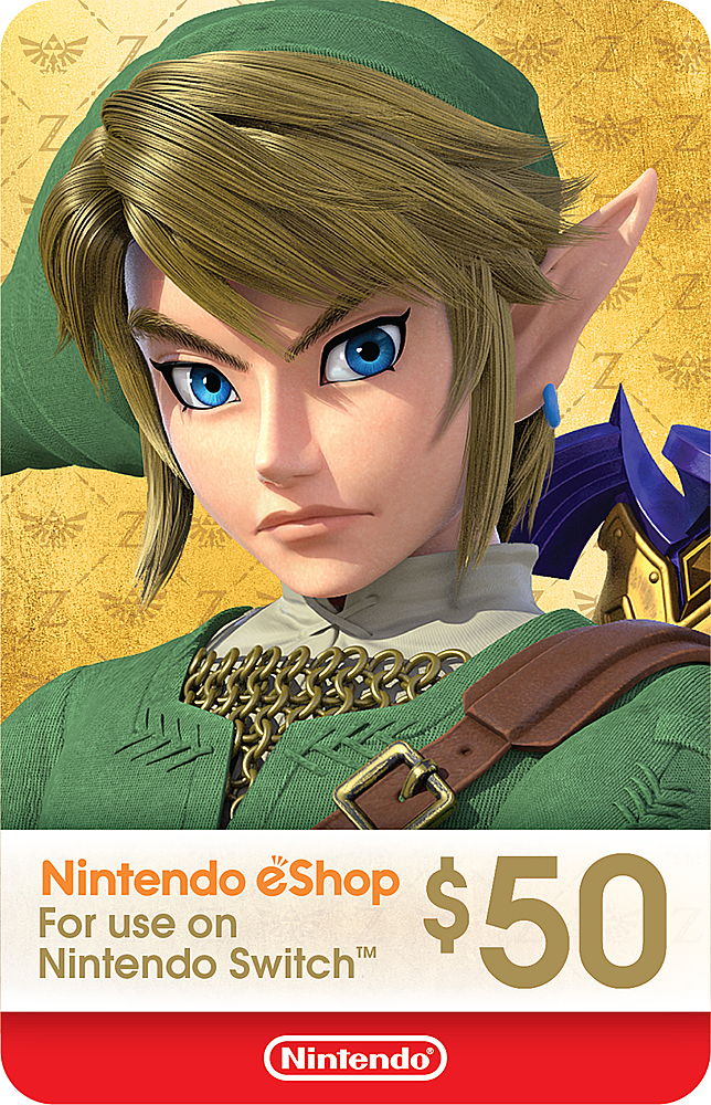 Nintendo eShop $50 Gift Card [Digital] Digital Item - Best Buy