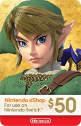 Nintendo - eShop $50 Gift Card [Digital] - Front_Zoom