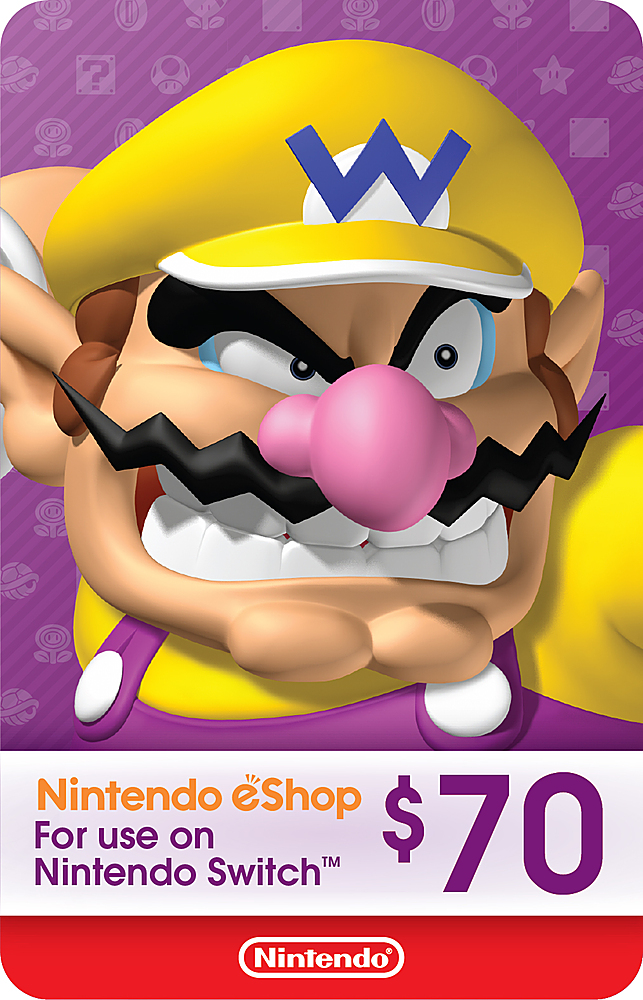 grandioso Parecer parálisis Nintendo eShop $70 Gift Card [Digital] Digital Item - Best Buy