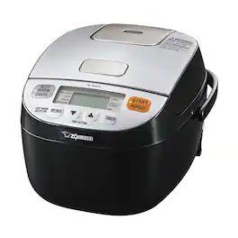 Zojirushi - Micom 0.5-Quart Rice Cooker - Silver/Black