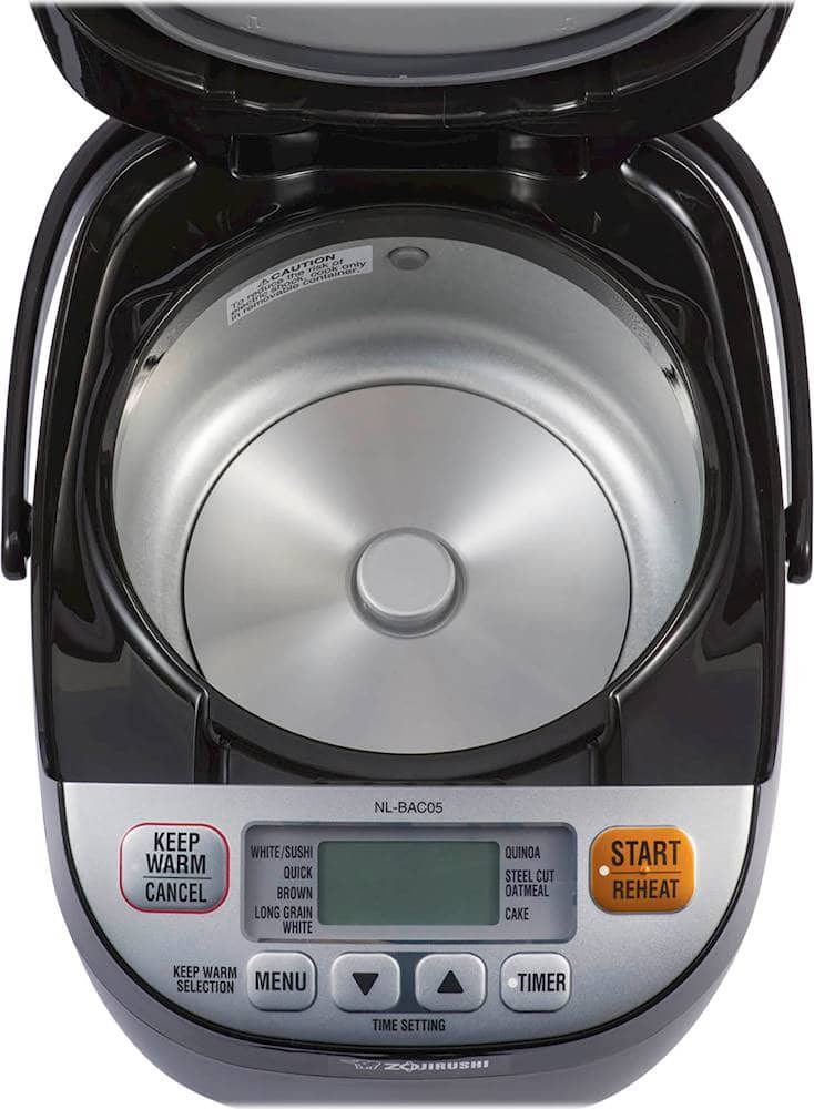 Zojirushi Small-capacity Microcomputer Rice Cooker 3-Cup White NL-BD05-WA 100V