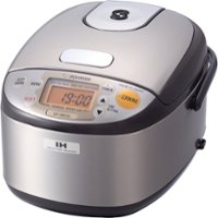Zojirushi - 3 Cup Induction Heating Rice Cooker - Stainless Steel Brown - Angle_Zoom