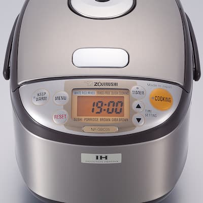 Zojirushi 3 Cup Induction Heating Rice Cooker Stainless Steel Zojirushi 3 Cup Induction Heating Rice Cooker Stainless Steel