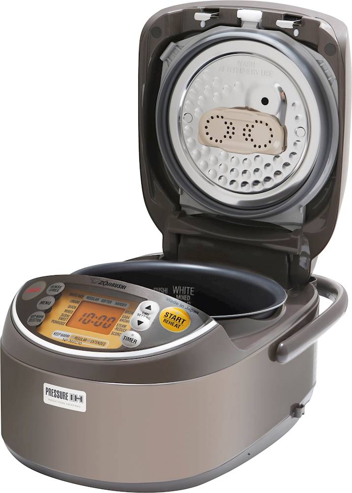 Best Buy: Zojirushi 5.5-Cup Rice Cooker and Warmer Stainless Brown NP ...