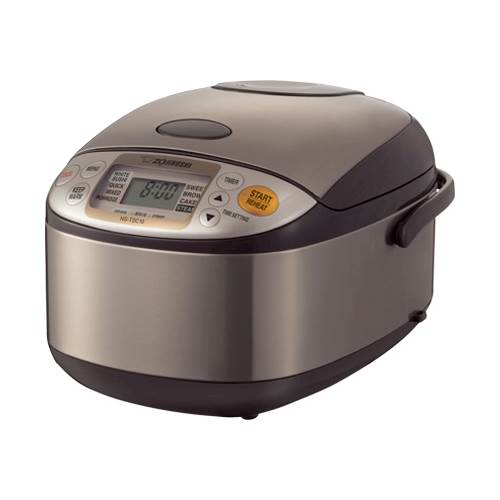 Zojirushi Micom 5.5-Cup Rice Cooker and Warmer Stainless Brown NS-TSC10XJ -  Best Buy
